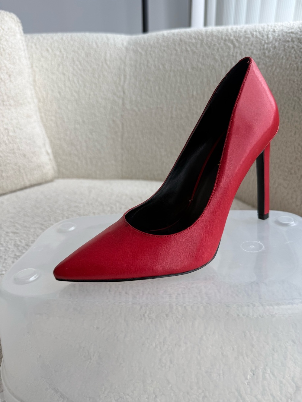 Nine West Red Pointed-Toe Stiletto Pump